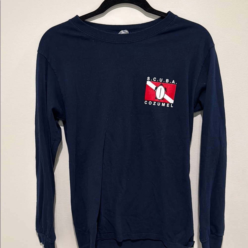 Preppy Long Sleeve SCUBA Cozumel Shirt 100% cotton